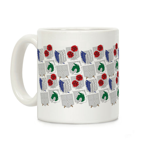 Attack On Titan Insignias Coffee Mug