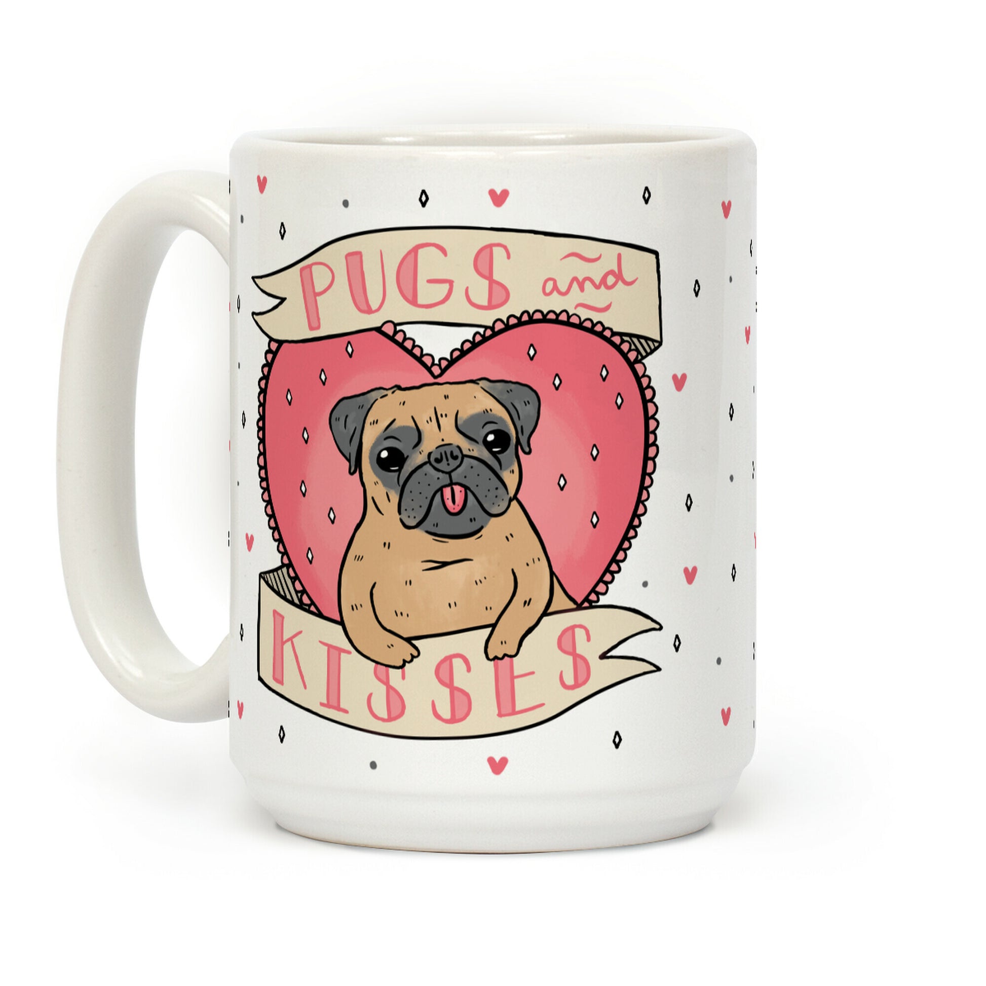 Pugs And Kisses Coffee Mug