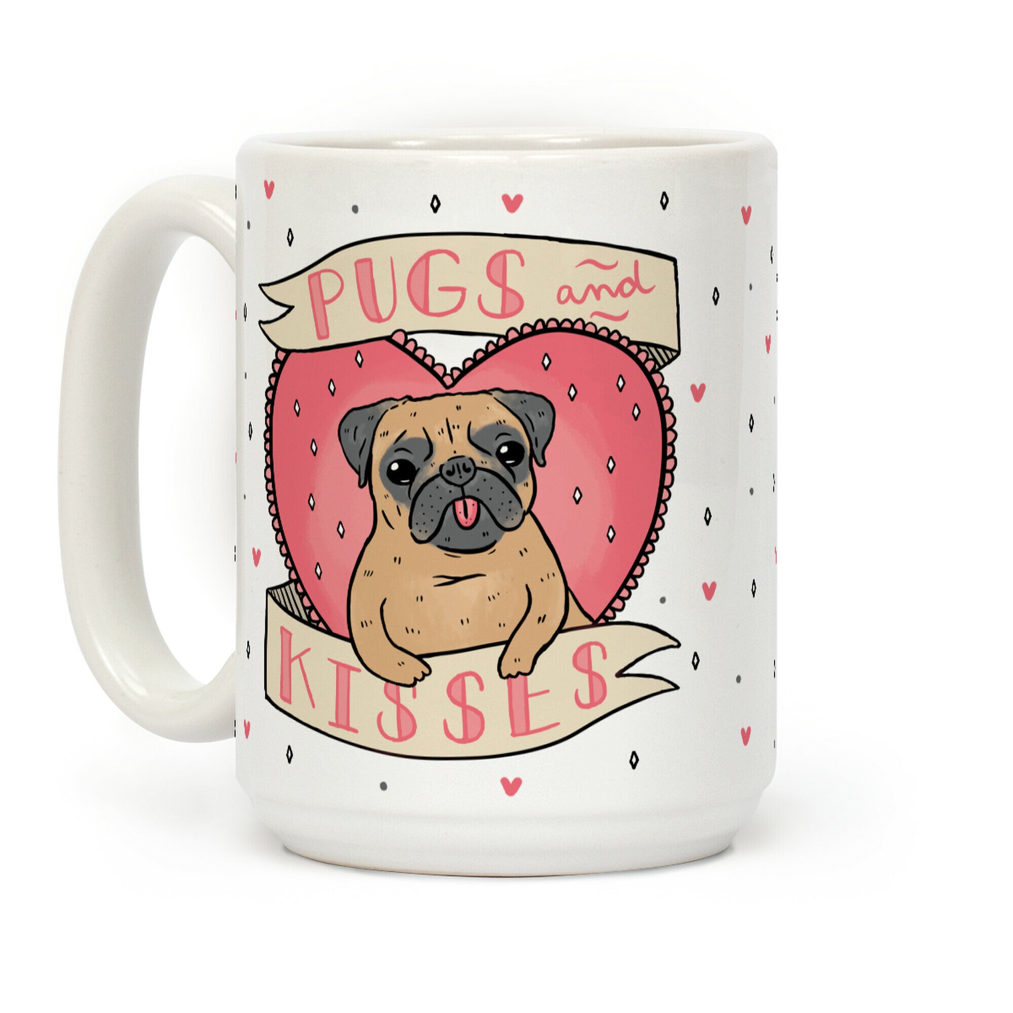 Pugs And Kisses Coffee Mug