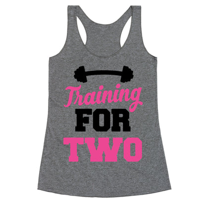 Training For Two Racerback Tank