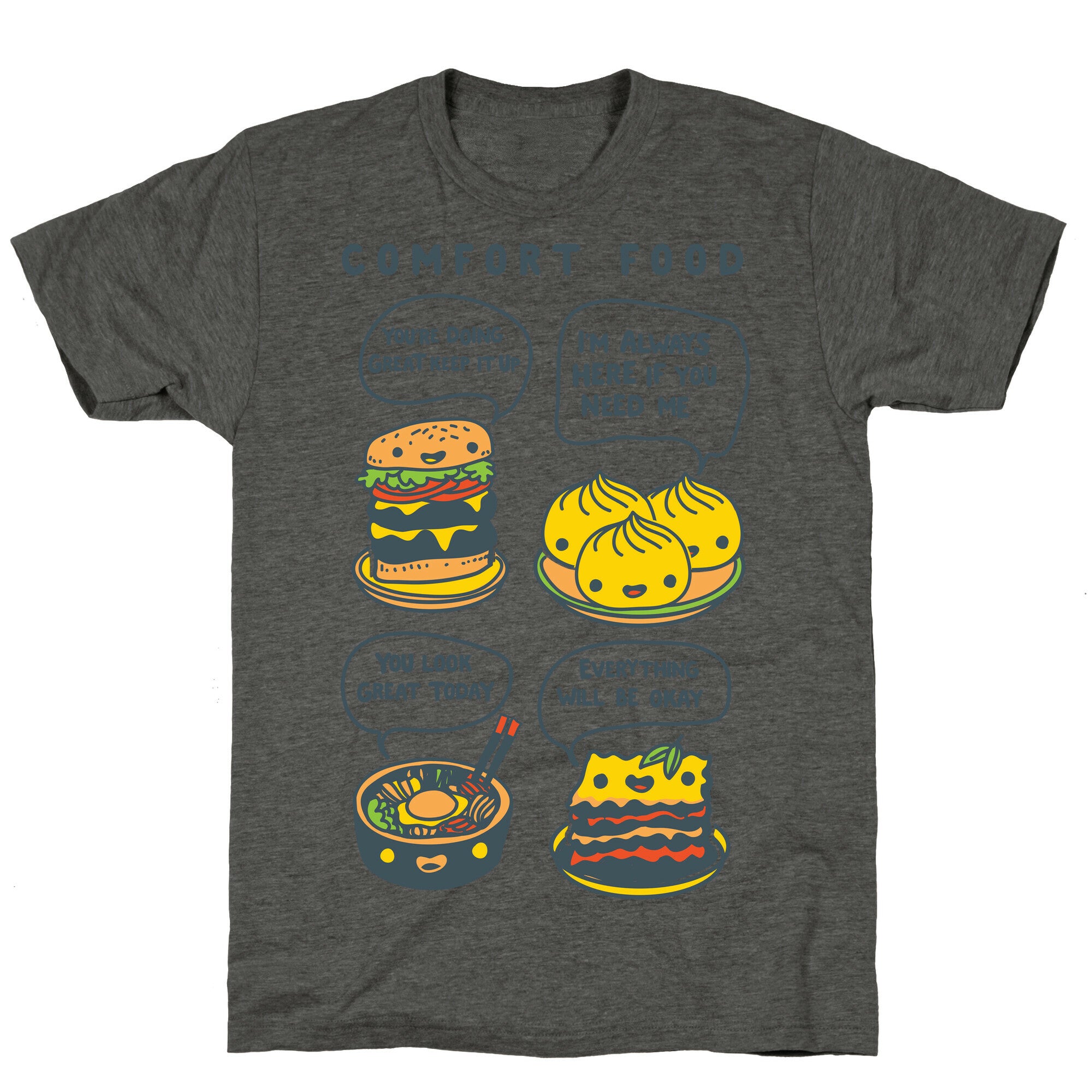 Comfort Food Unisex Triblend Tee