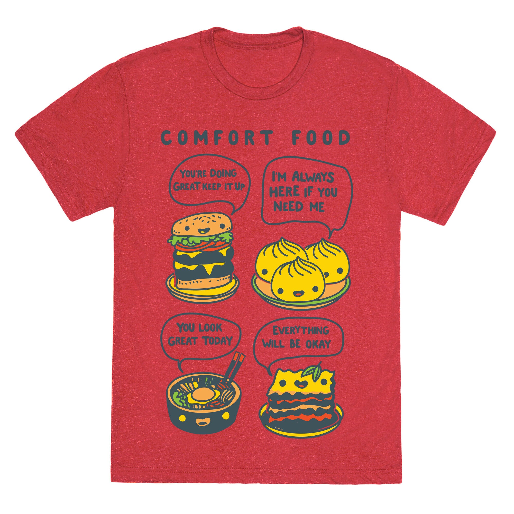 Comfort Food Unisex Triblend Tee