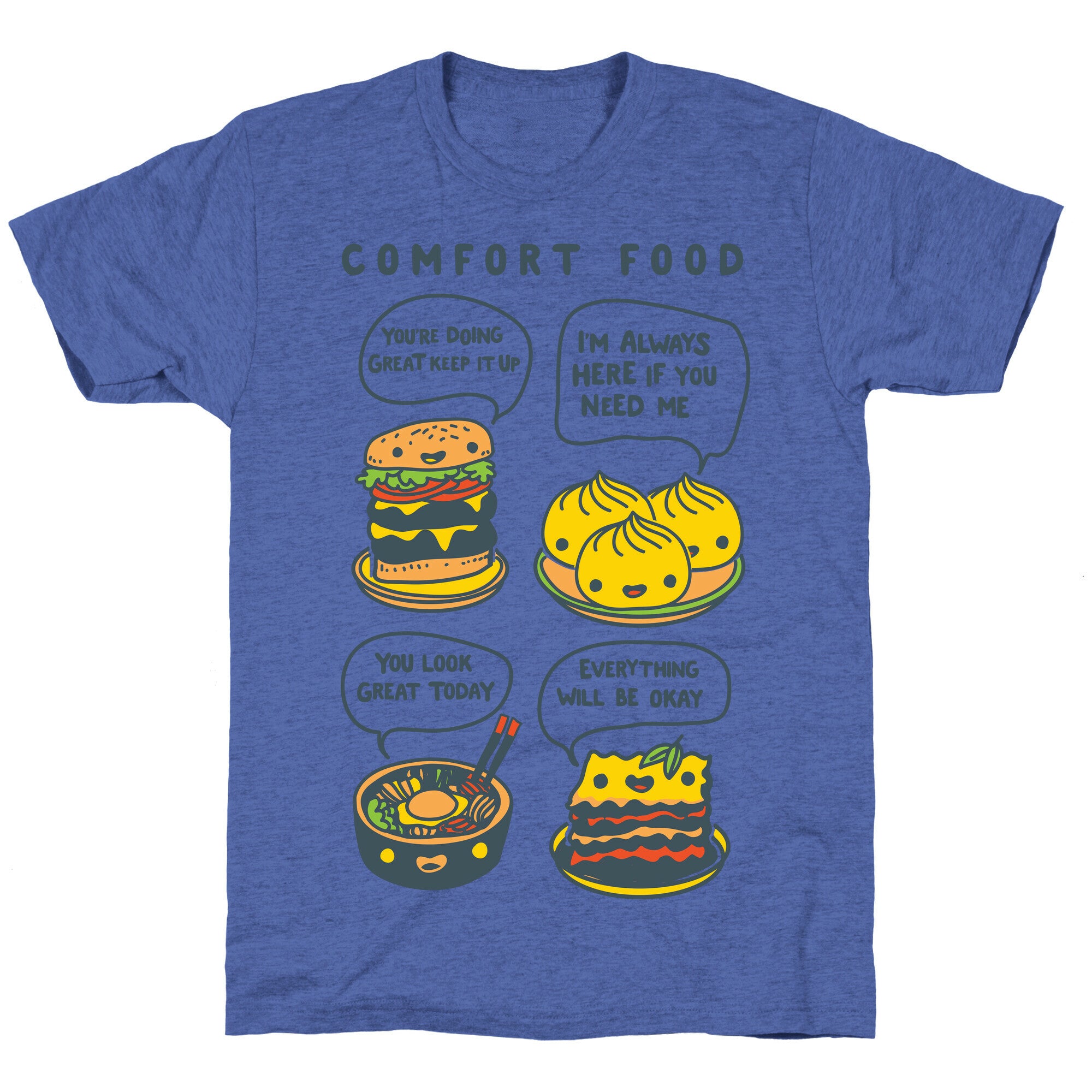 Comfort Food Unisex Triblend Tee