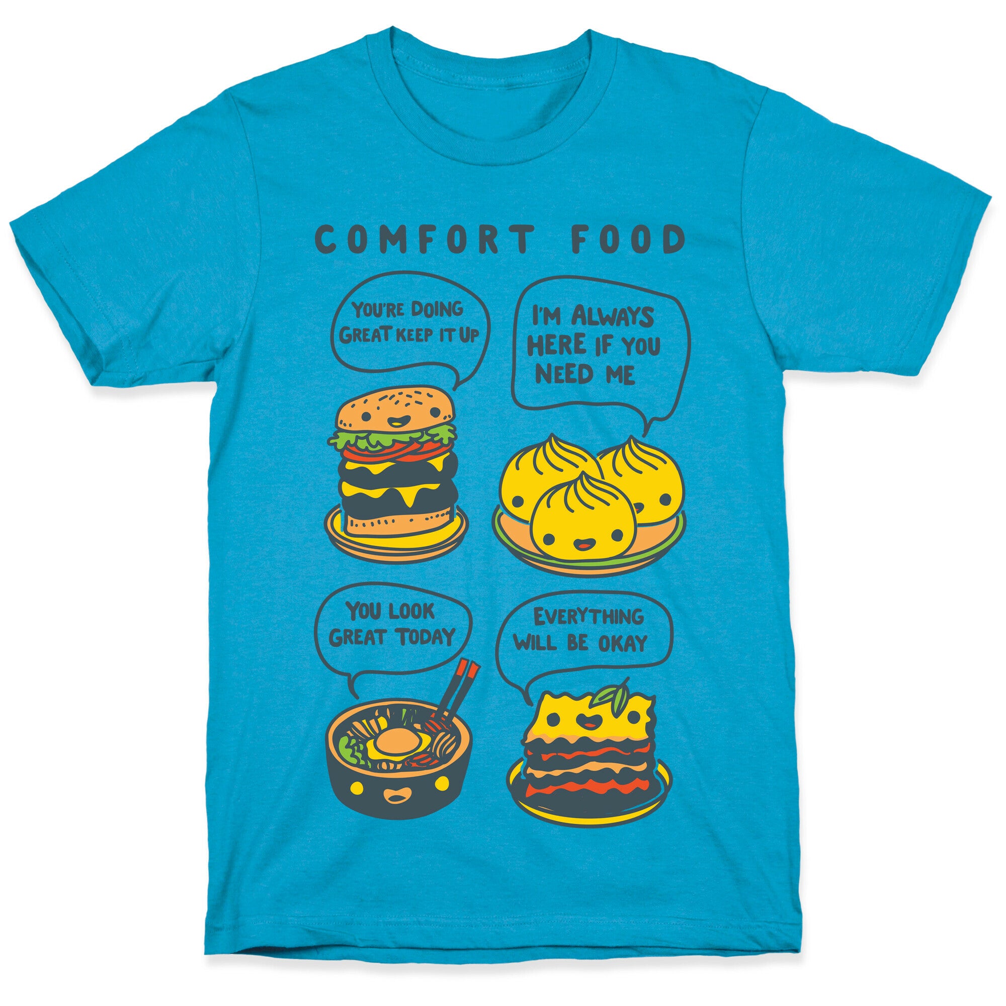 Comfort Food Unisex Triblend Tee