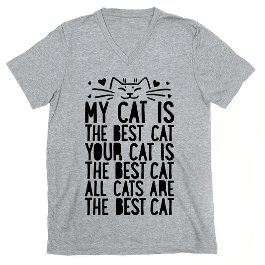 Every Cat Is The Best Cat V-Neck