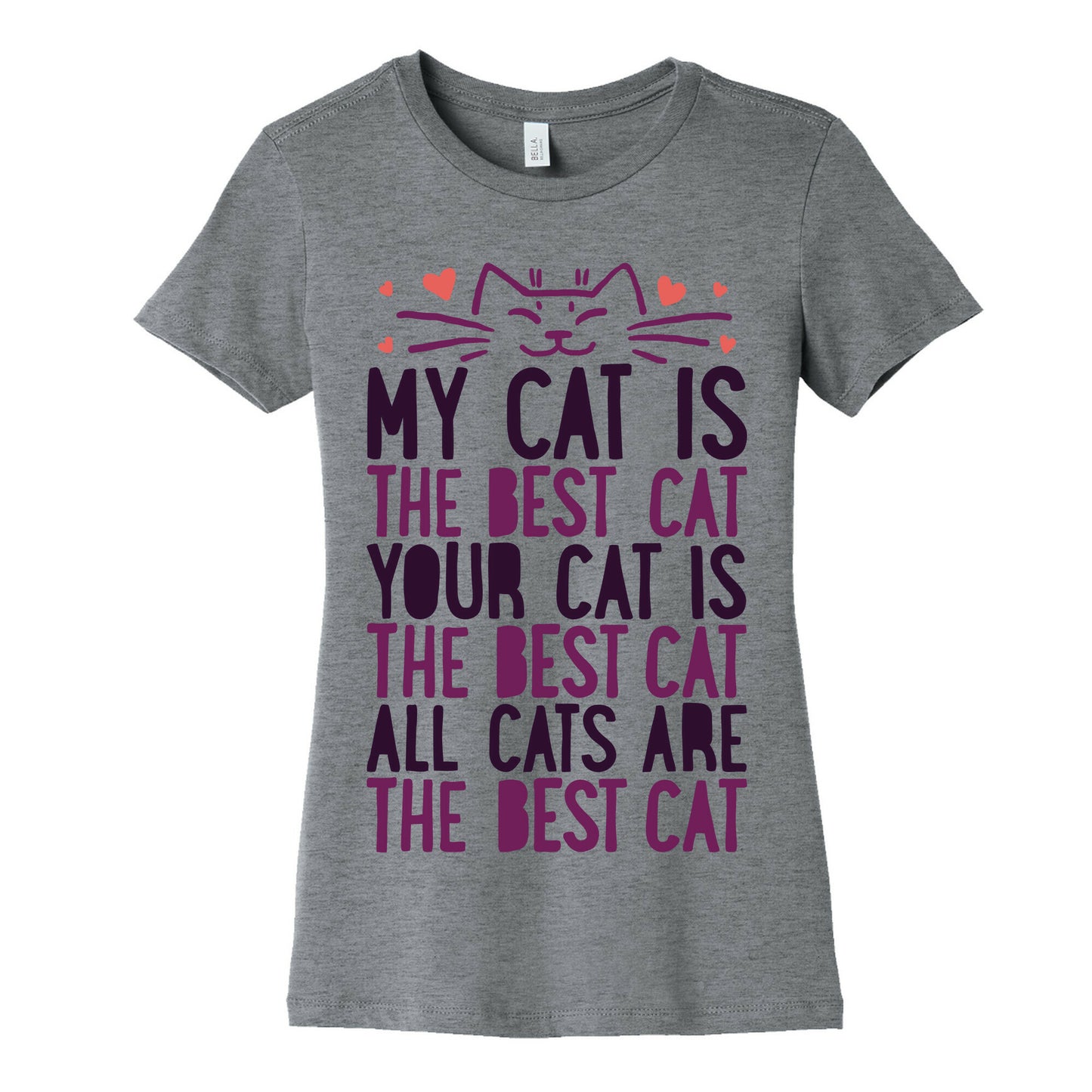 Every Cat Is The Best Cat Women's Cotton Tee