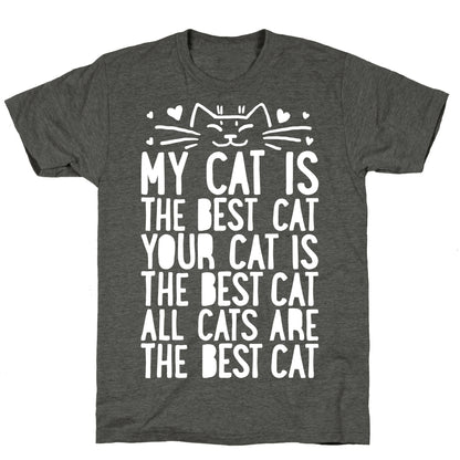 Every Cat Is The Best Cat Unisex Triblend Tee