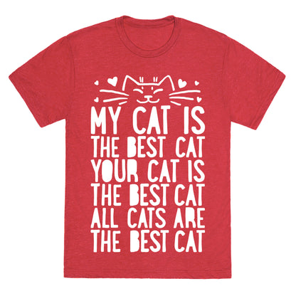 Every Cat Is The Best Cat Unisex Triblend Tee