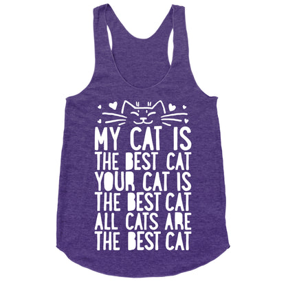 Every Cat Is The Best Cat Racerback Tank