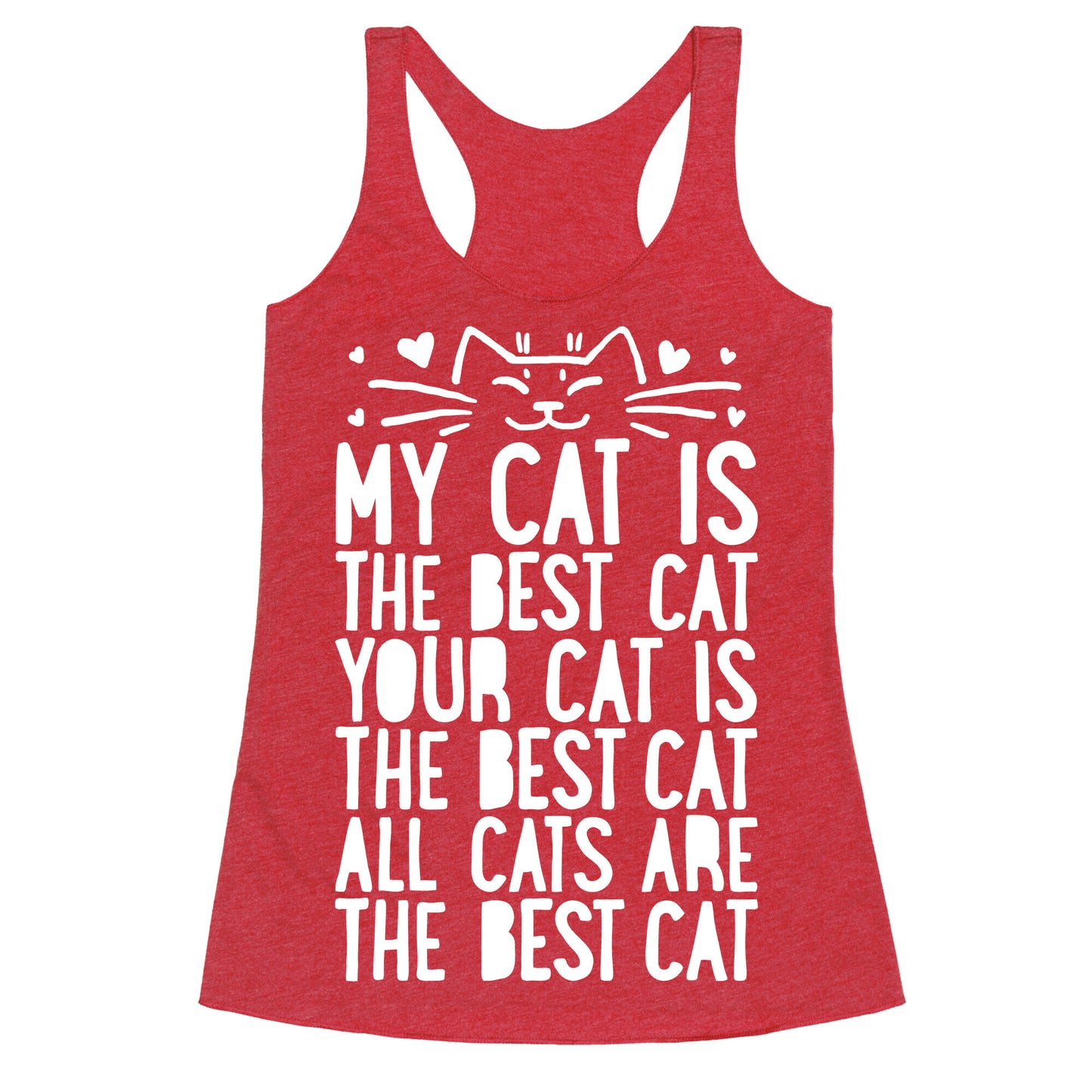 Every Cat Is The Best Cat Racerback Tank