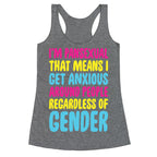 Pansexual Anxiety Racerback Tank