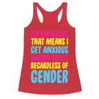 Pansexual Anxiety Racerback Tank