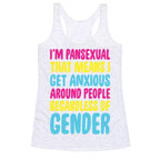 Pansexual Anxiety Racerback Tank