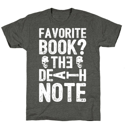 Favorite Book? The Death Note Unisex Triblend Tee