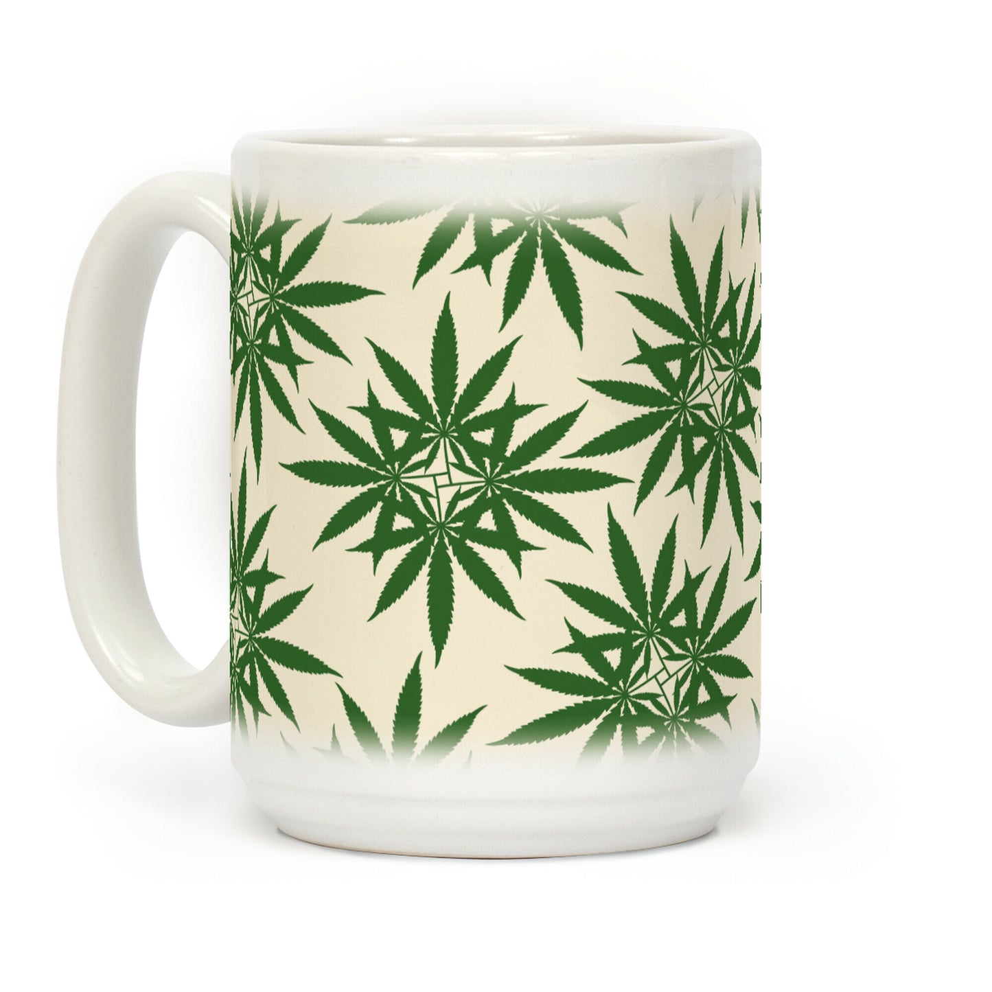 Leaf Pattern Coffee Mug