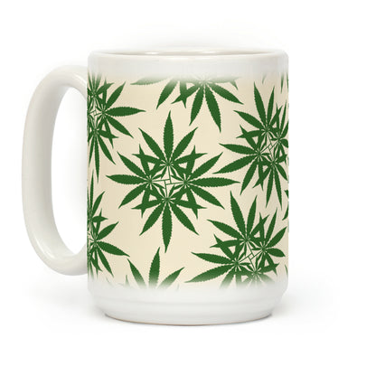 Leaf Pattern Coffee Mug