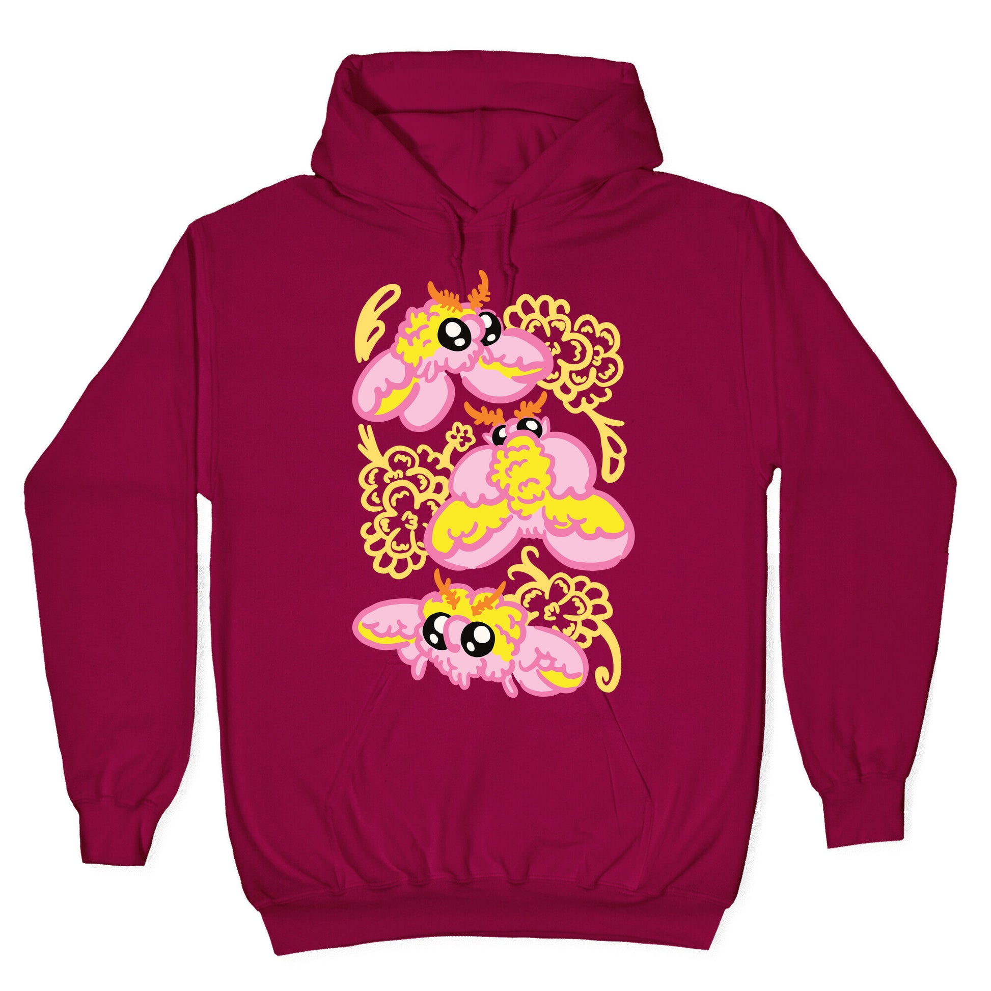 Rosy Maple Moths Hoodie