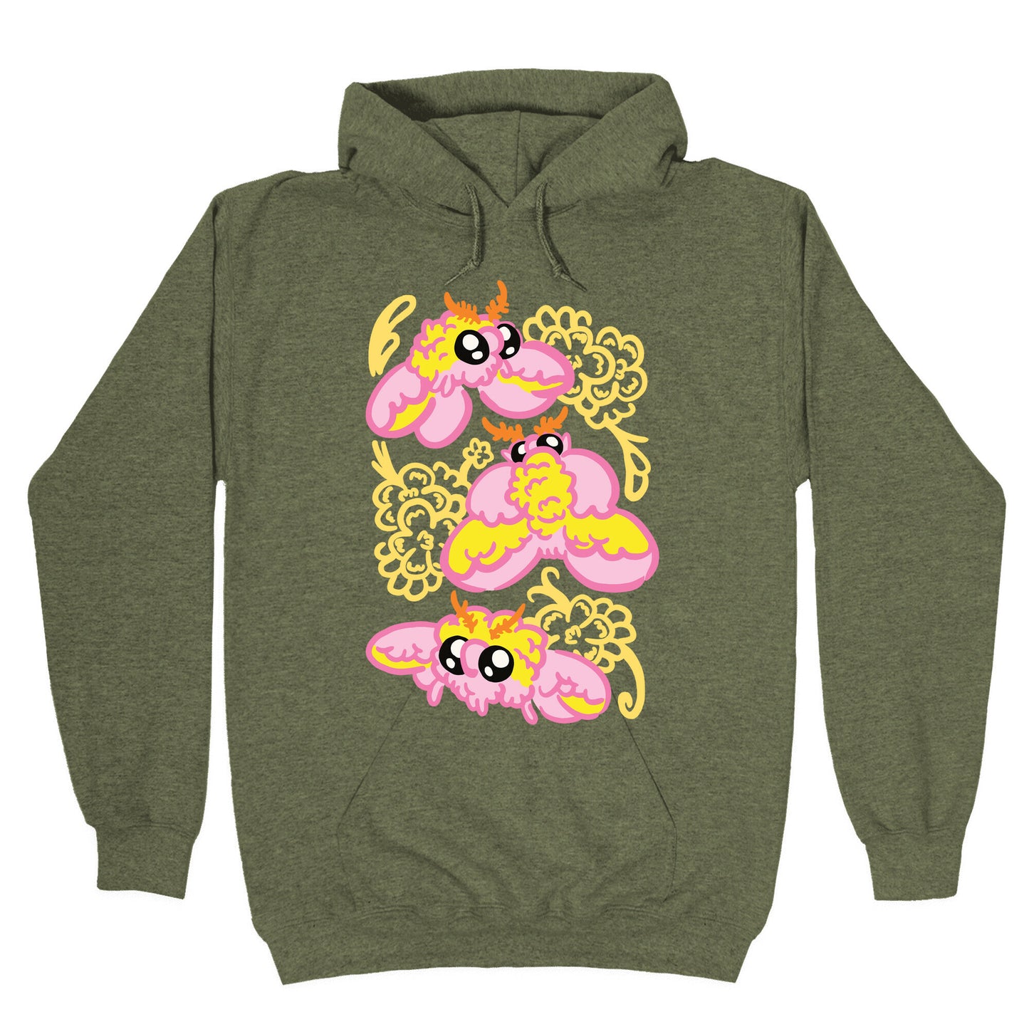 Rosy Maple Moths Hoodie