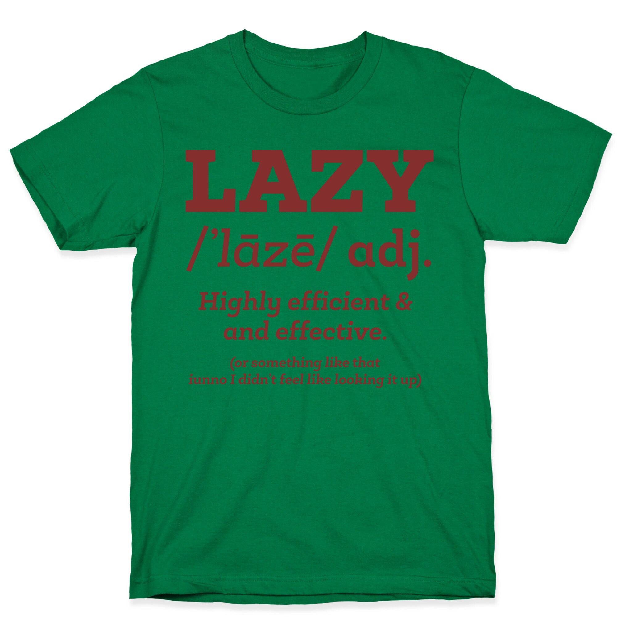 Lazy Definition T-Shirt