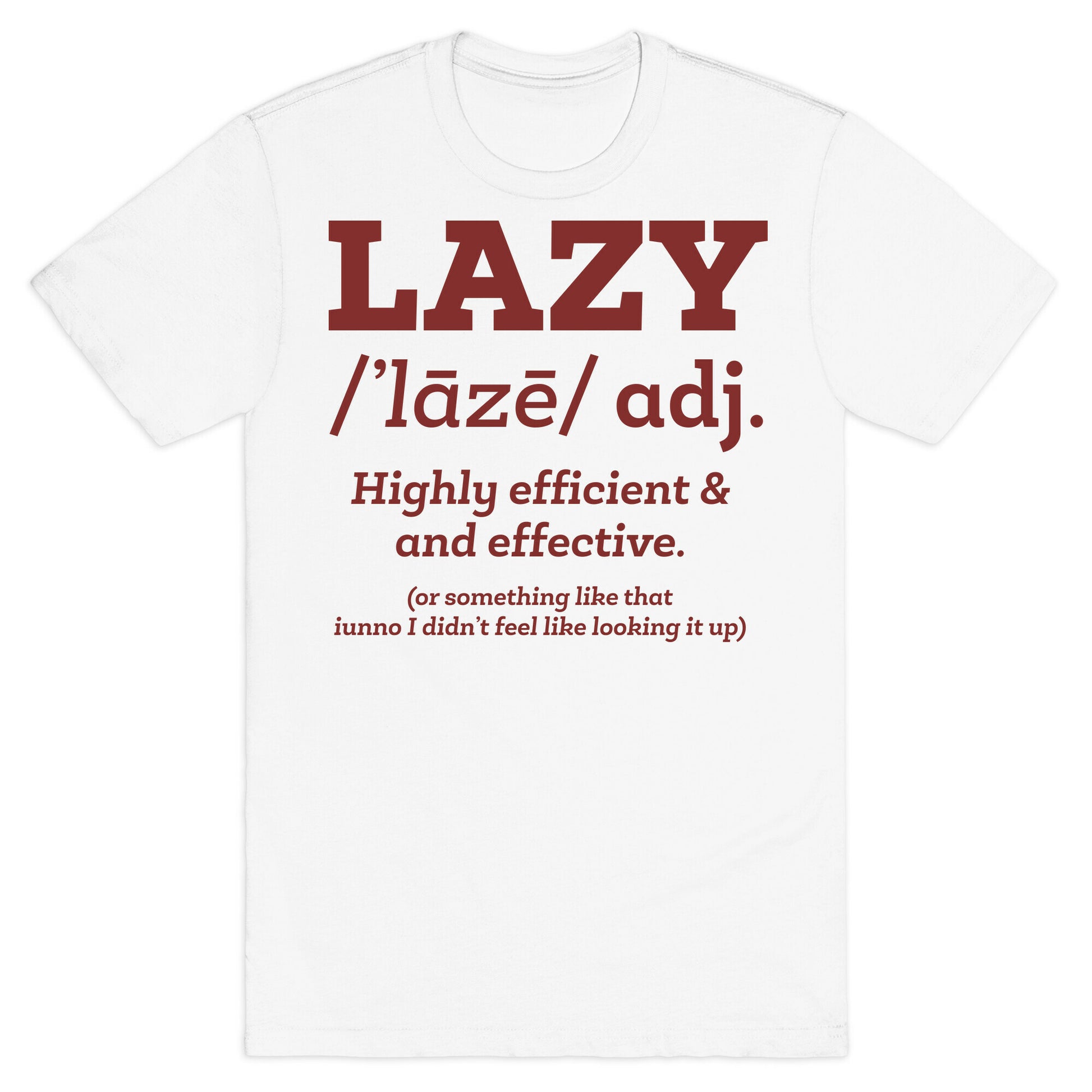 Lazy Definition T-Shirt
