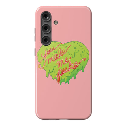 You Make Me Puke - Conversation Hearts Phone Case