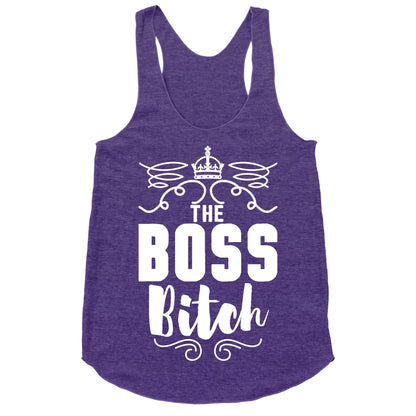 The Boss Bitch Racerback Tank