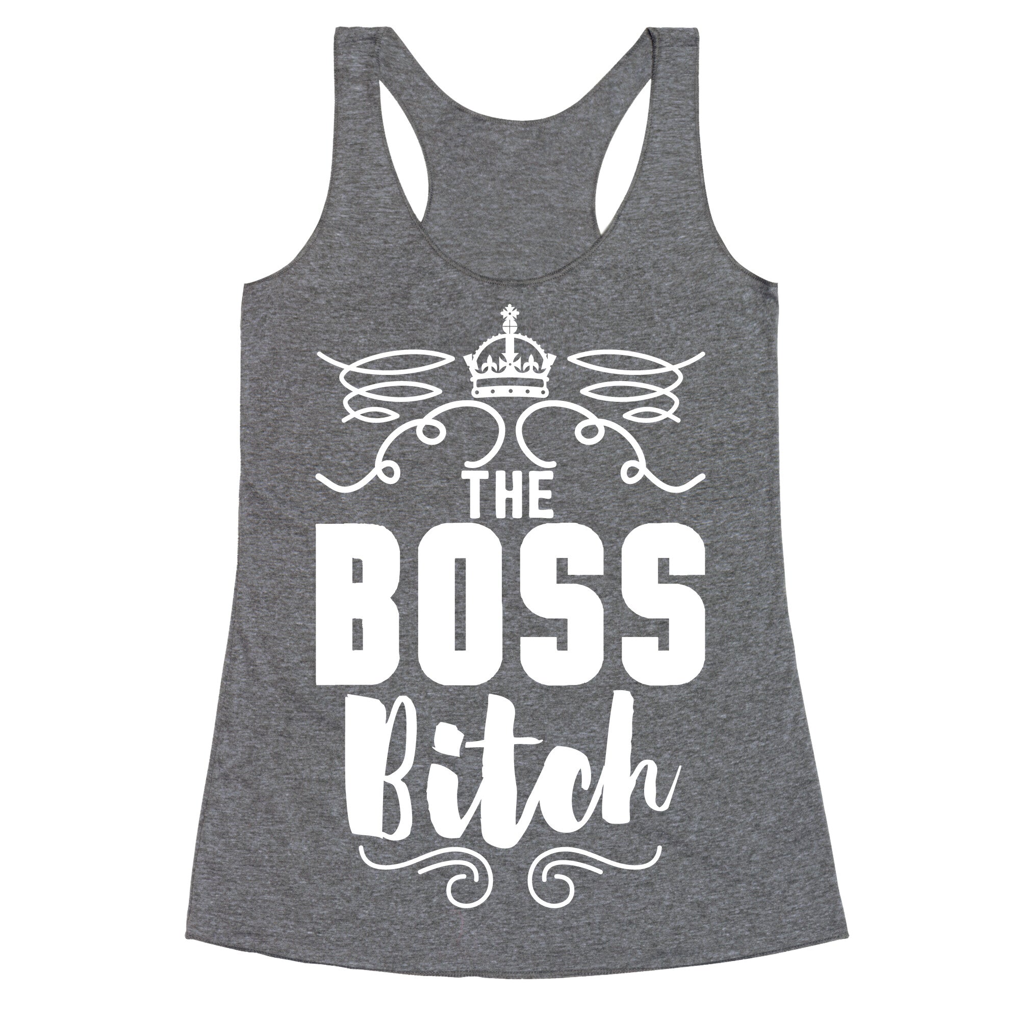 The Boss Bitch Racerback Tank
