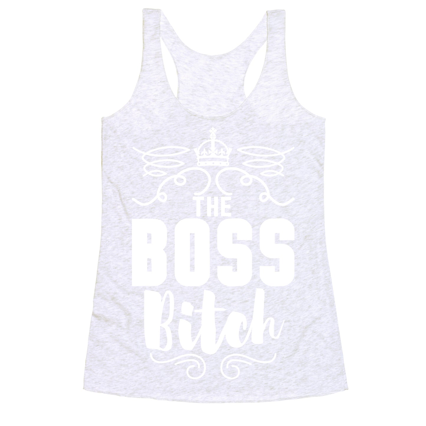 The Boss Bitch Racerback Tank