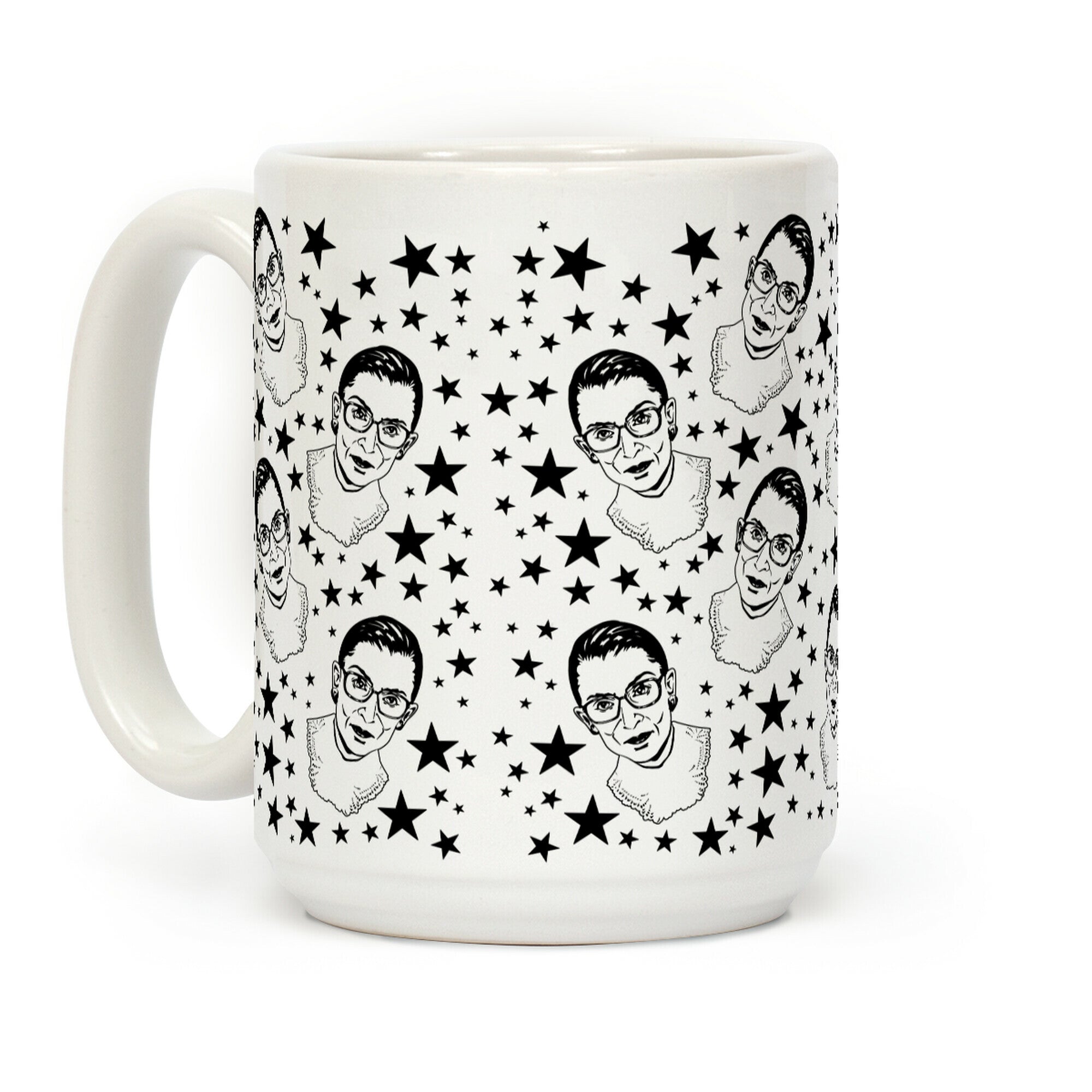 Ruth Bader Ginsburg Pattern Coffee Mug