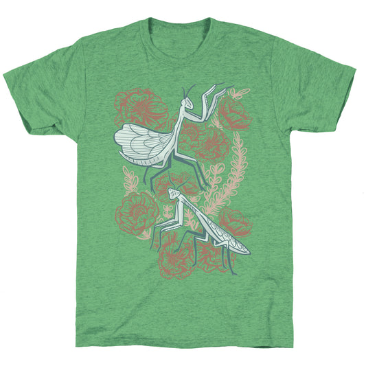 Praying Mantis Unisex Triblend Tee