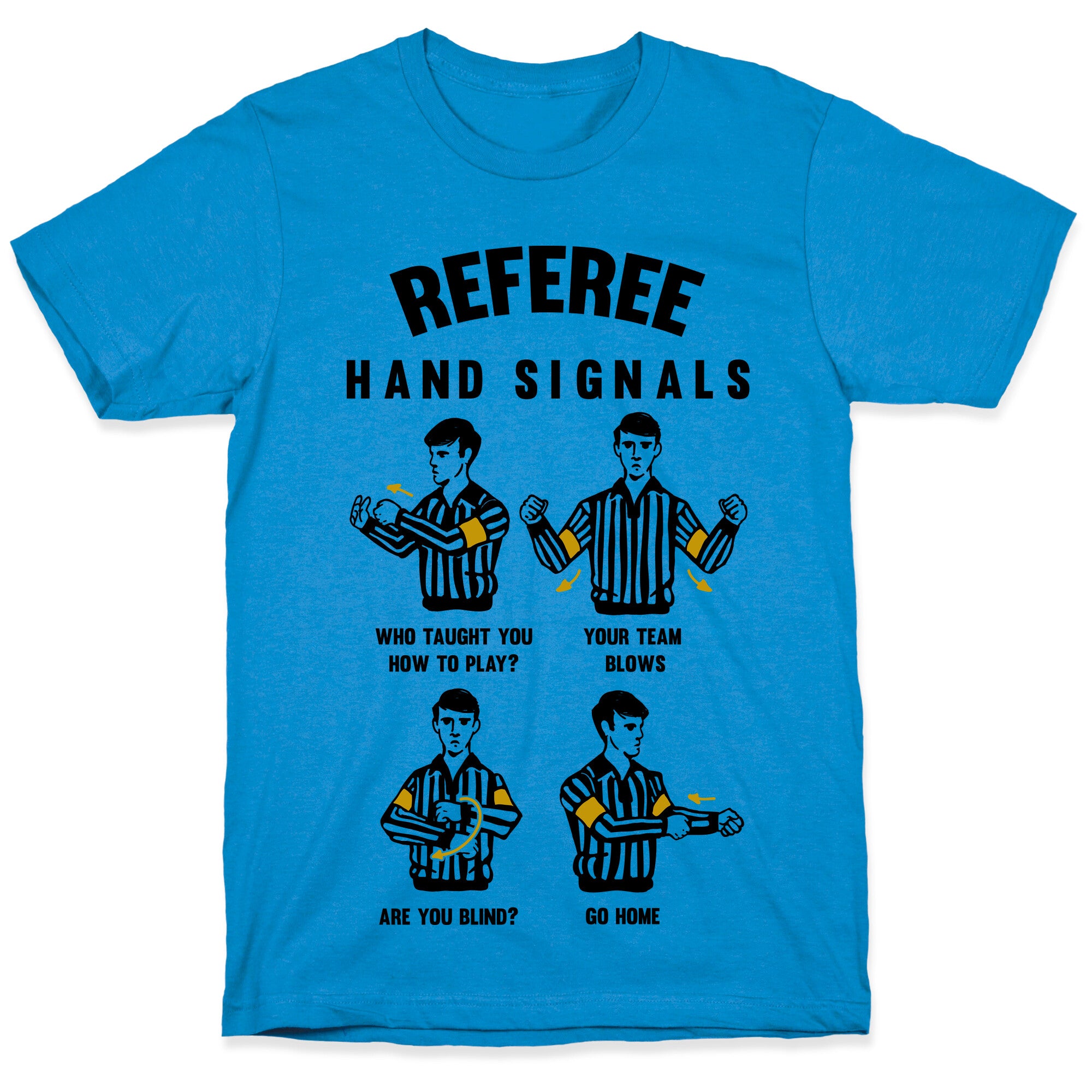 Funny Referee Hand Signals T-Shirt
