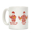 Funny Referee Hand Signals Coffee Mug