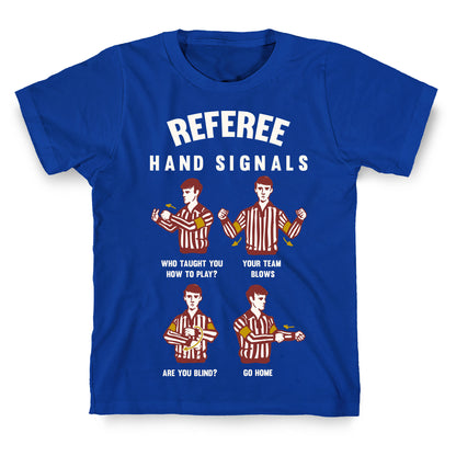 Funny Referee Hand Signals T-Shirt