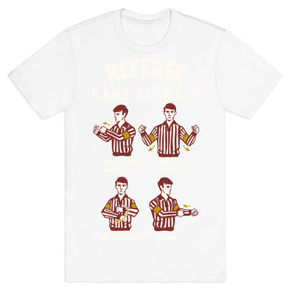 Funny Referee Hand Signals T-Shirt