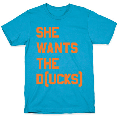 She Wants The D(ucks) Unisex Triblend Tee