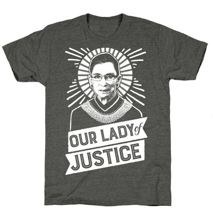 RBG: Our Lady Of Justice Unisex Triblend Tee