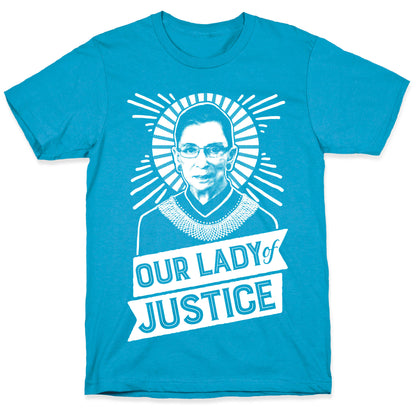 RBG: Our Lady Of Justice Unisex Triblend Tee