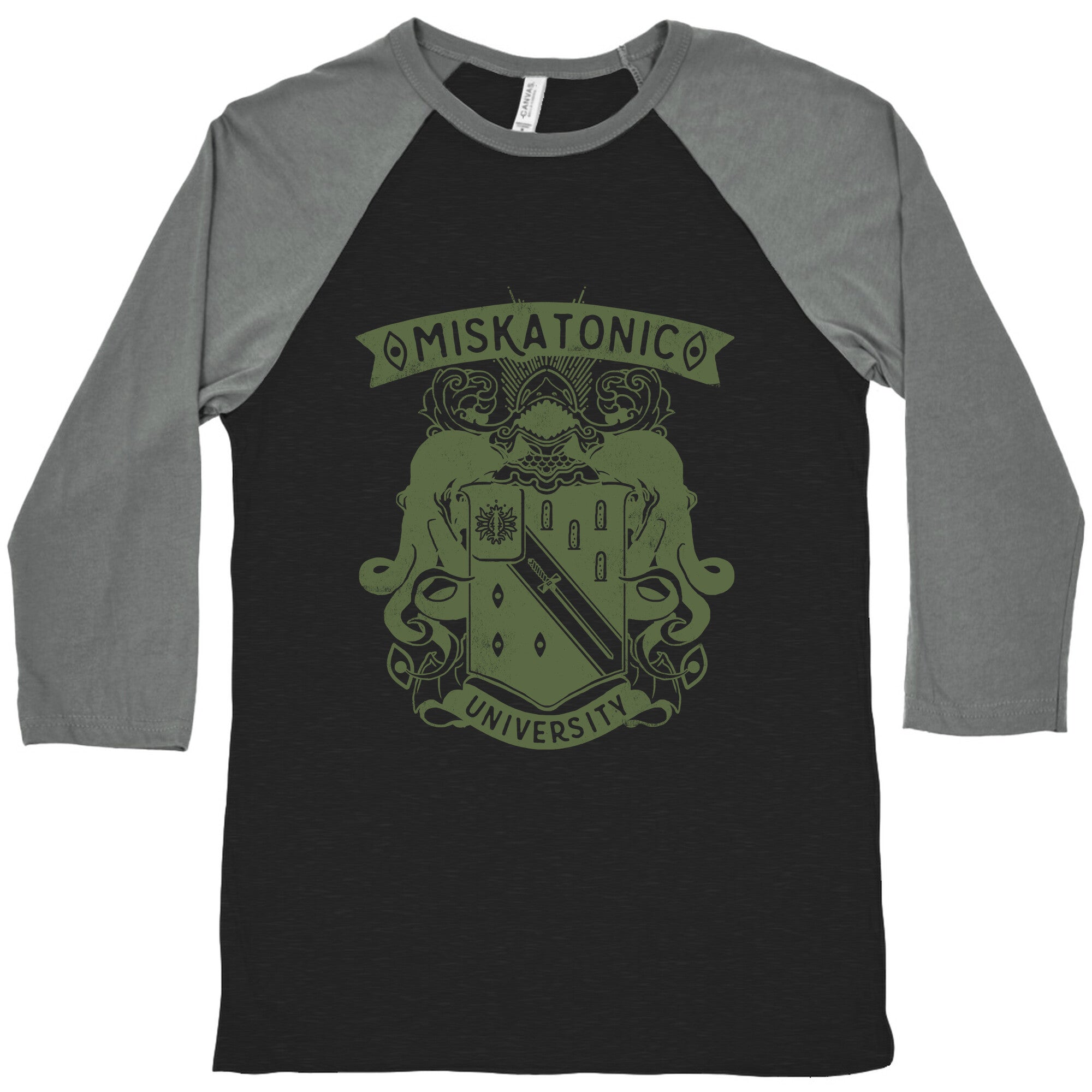 Miskatonic University Baseball Tee