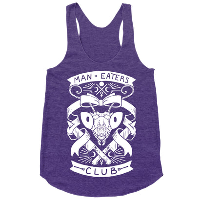 Praying Mantis Man-Eater's Club Racerback Tank