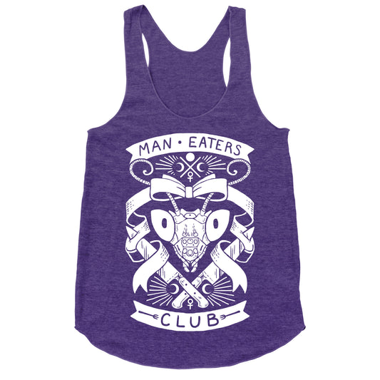 Praying Mantis Man-Eater's Club Racerback Tank