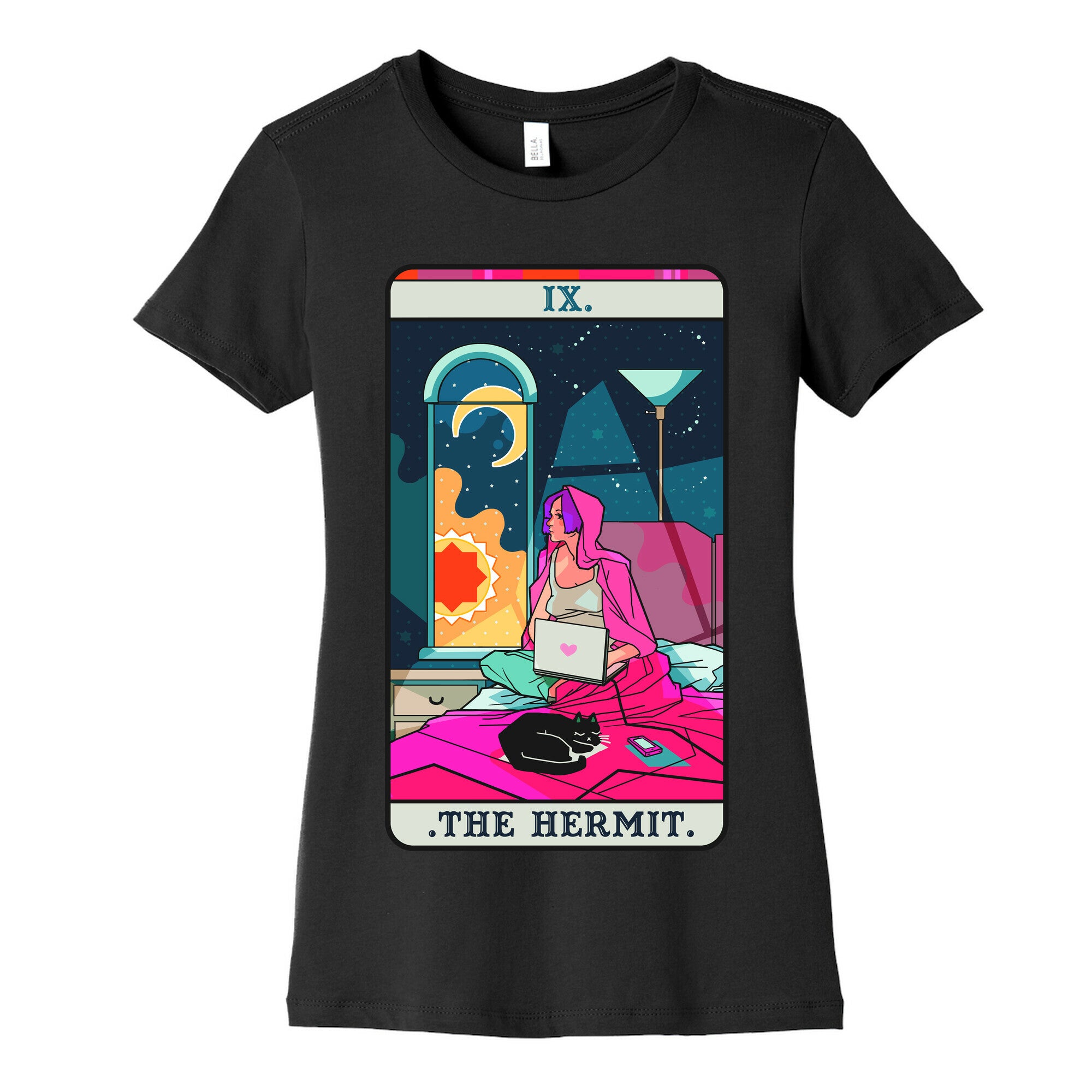 Hermit Tarot Card Women's Cotton Tee