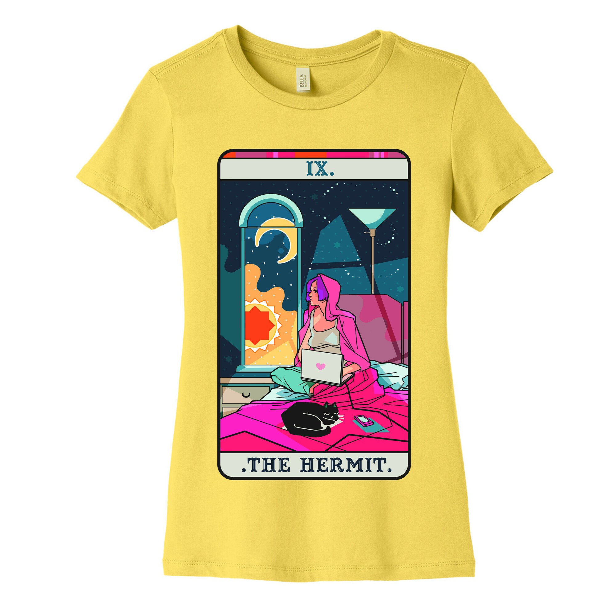Hermit Tarot Card Women's Cotton Tee