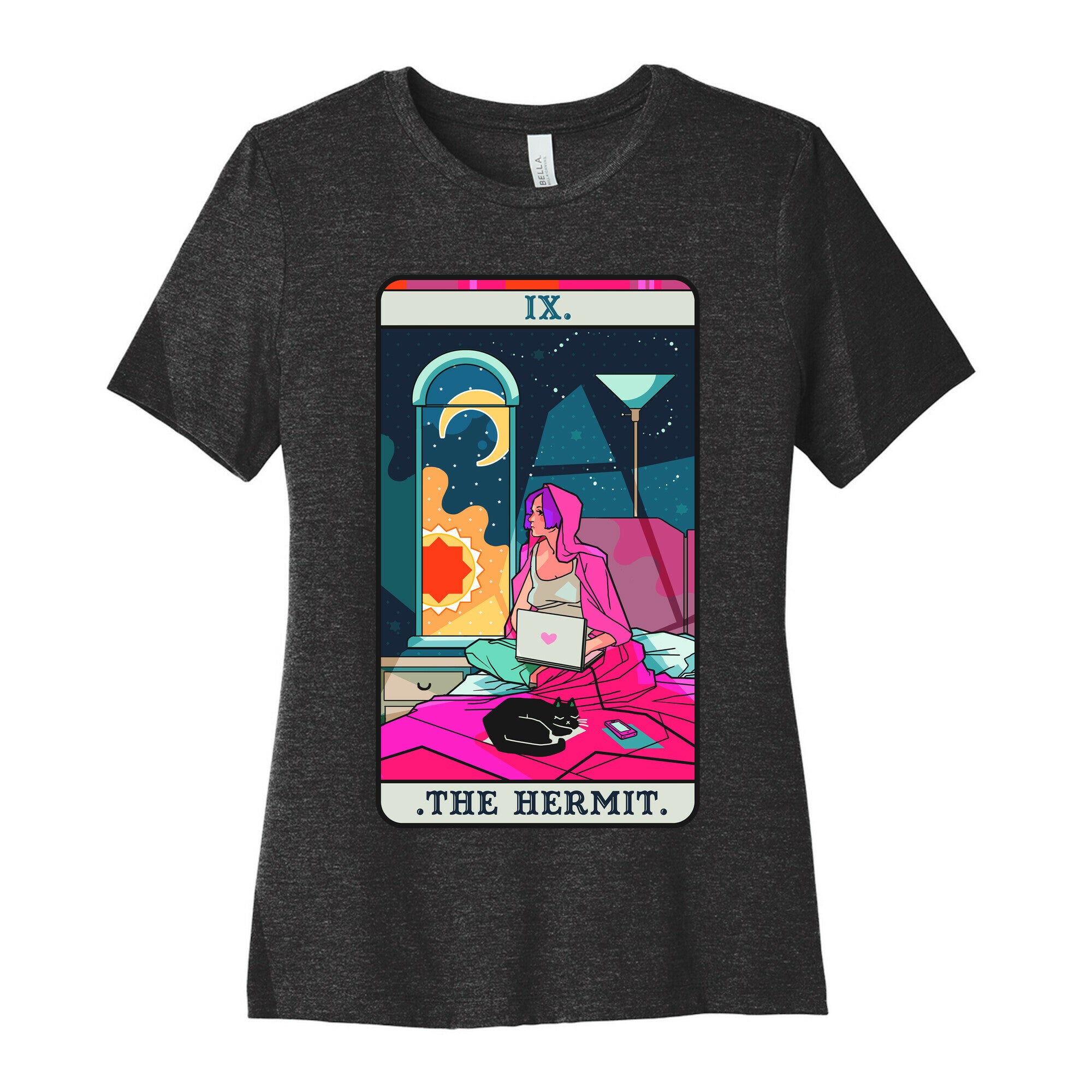Hermit Tarot Card Women's Cotton Tee