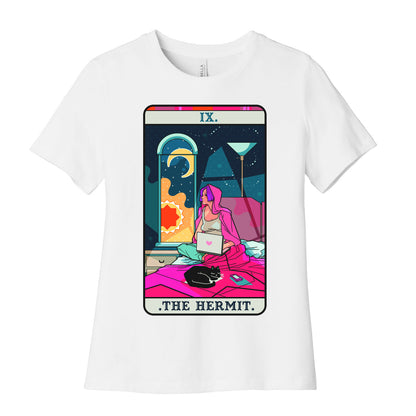 Hermit Tarot Card Women's Cotton Tee