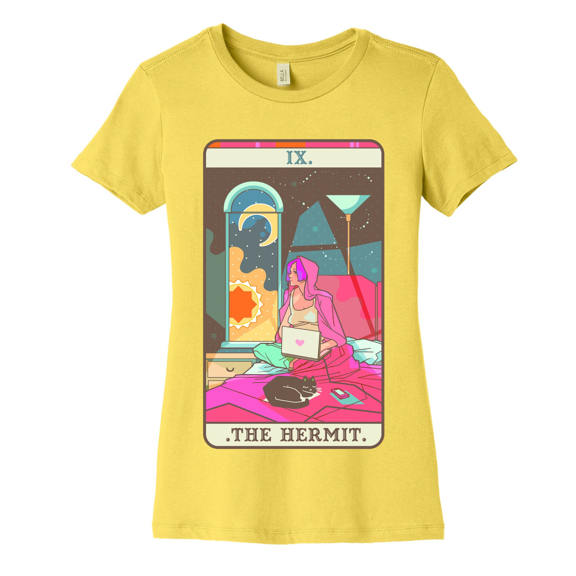 Hermit Tarot Card Women's Cotton Tee