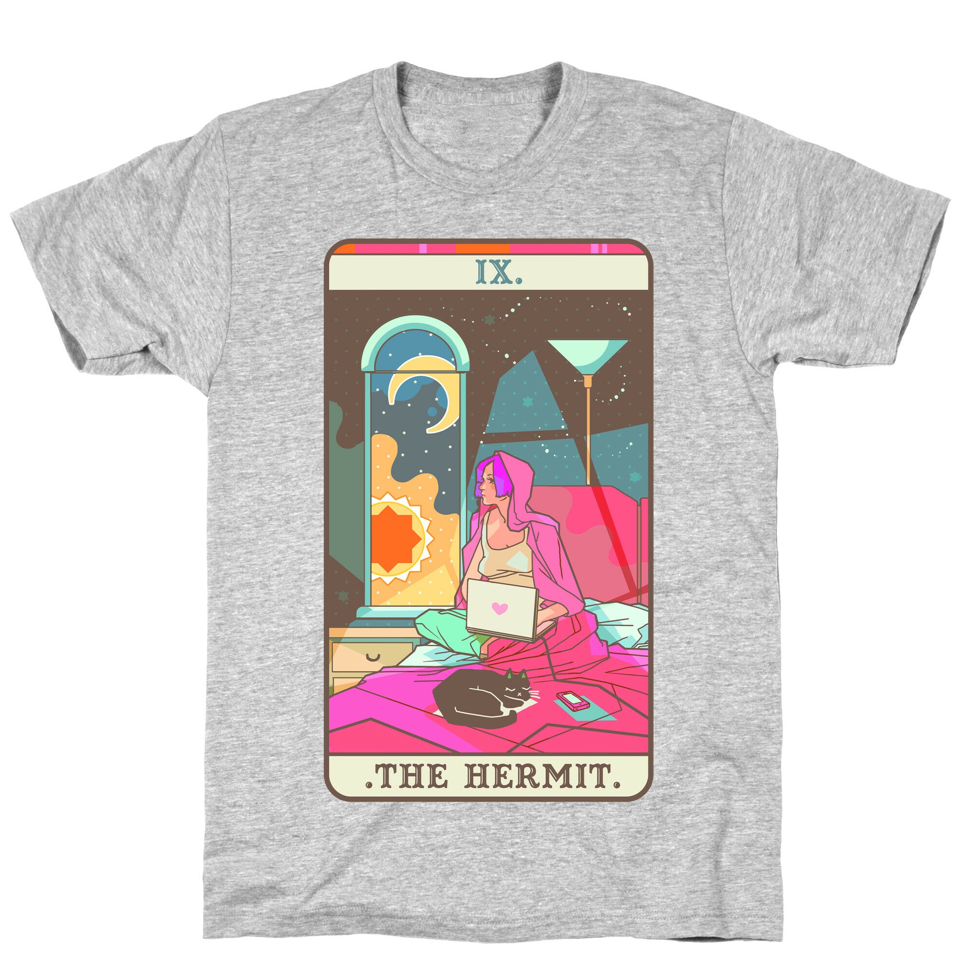 Hermit Tarot Card T-Shirt