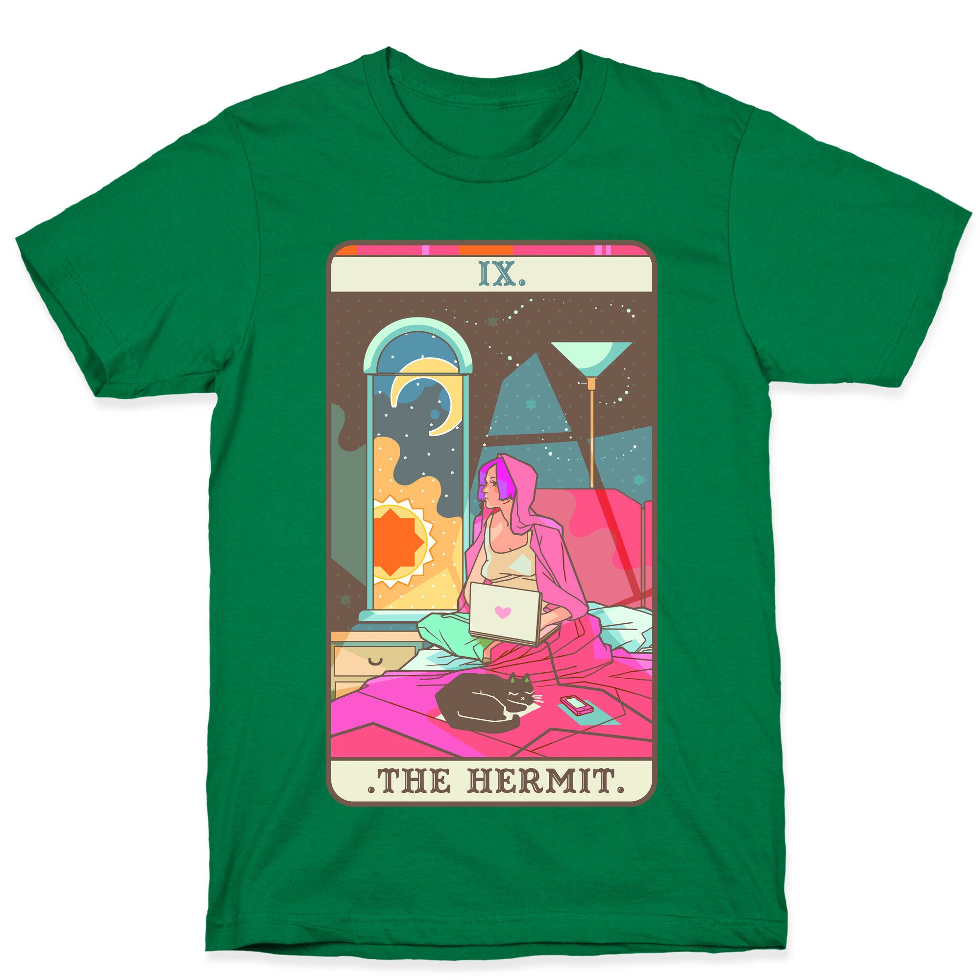 Hermit Tarot Card T-Shirt