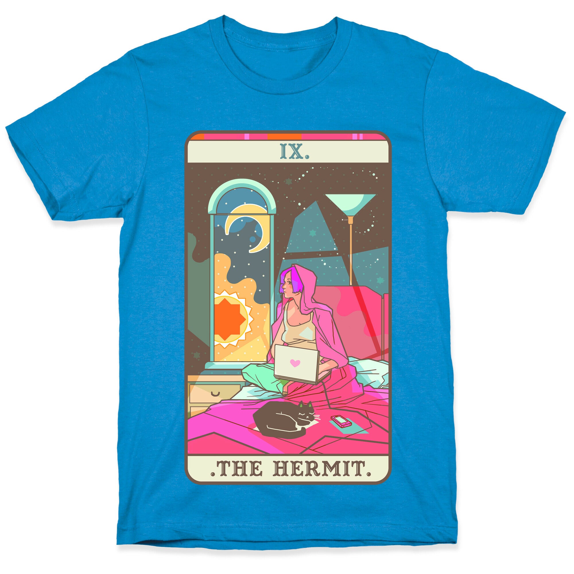 Hermit Tarot Card T-Shirt