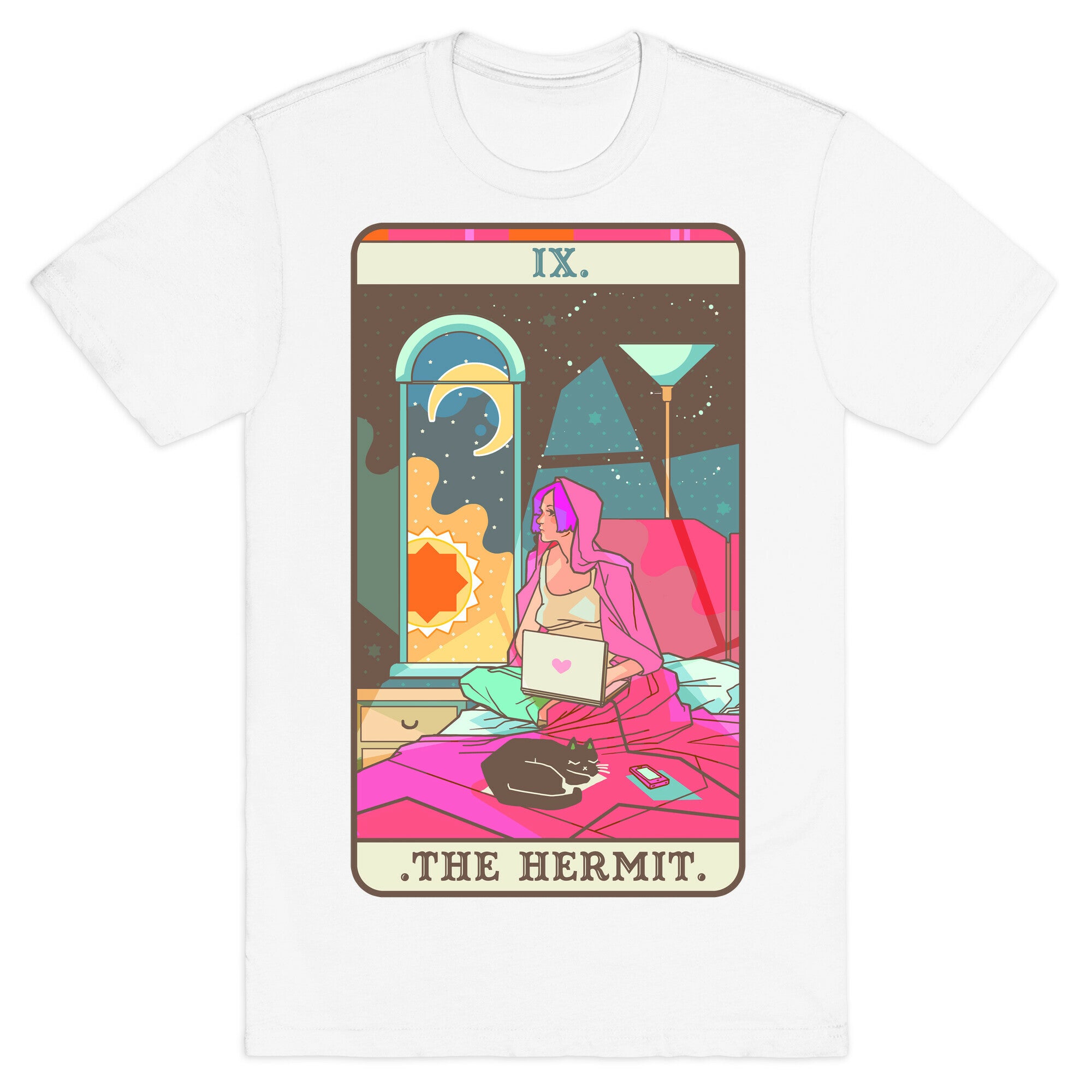 Hermit Tarot Card T-Shirt