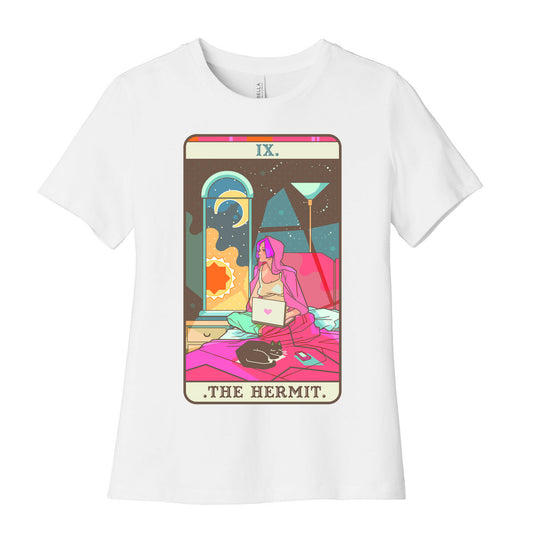 Hermit Tarot Card Women's Cotton Tee